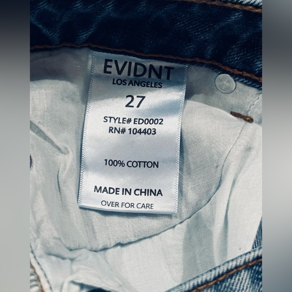 NWT Evidnt Malibu Girlfriend Distressed Jeans - Picture 16 of 16